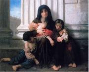 William-Adolphe Bouguereau Familia indigente oil